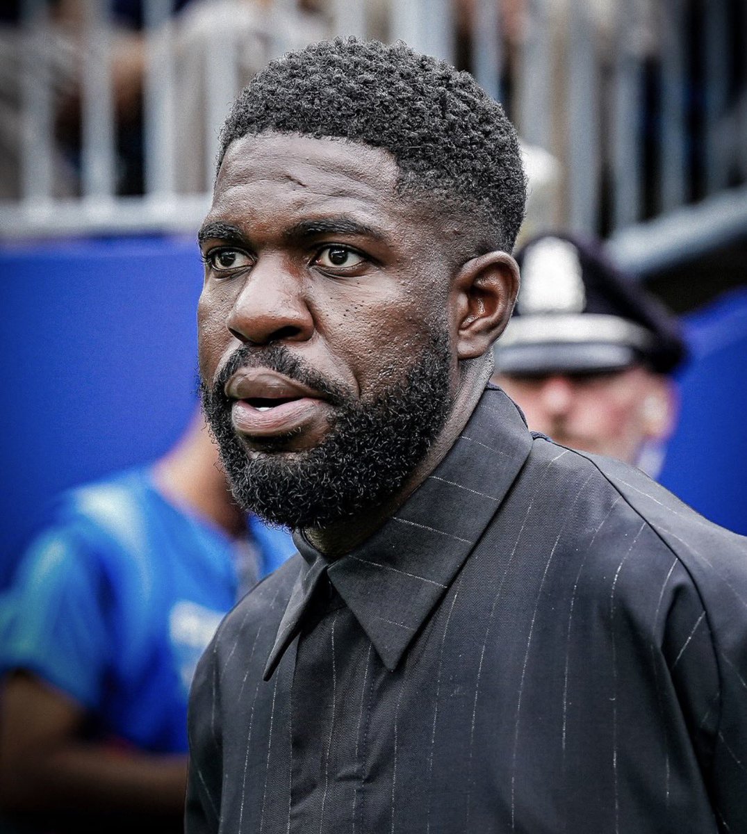 Tobs_fc's tweet photo. 🚨🎙️ Samuel Umtiti: With everything he has done for football, everyone needs to cancel their plans for tomorrow and witness him play one last time.

I will also be in the stadium to cheer him on. https://t.co/xY7NyriuoR