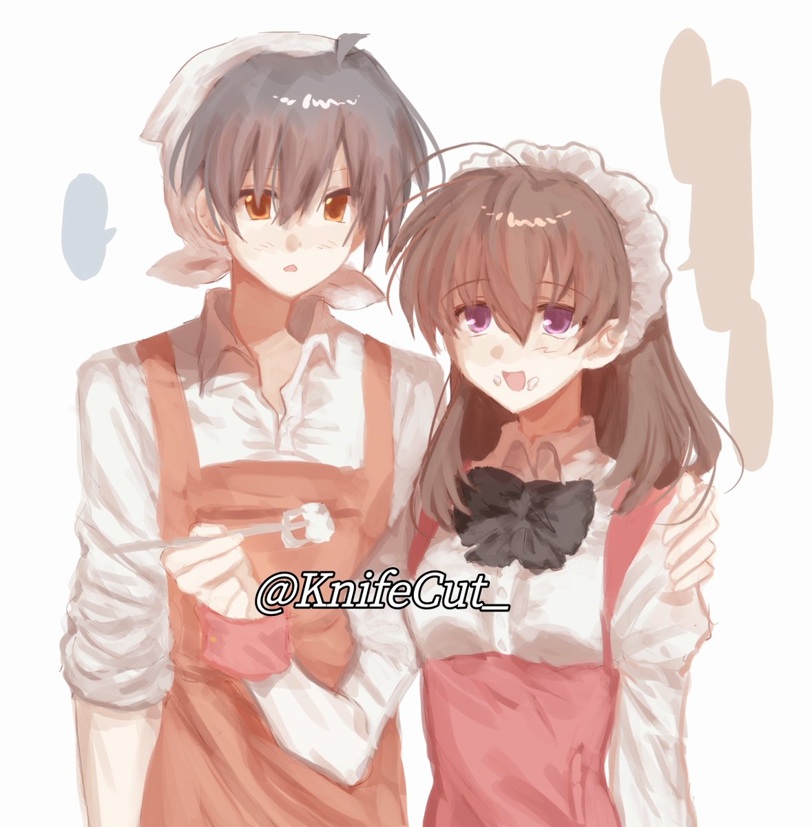 gourd233's tweet photo. 诚世的稿件，仅供观赏。＃schooldays #伊藤誠 #西園寺世界 https://t.co/F8ExOYr83Z