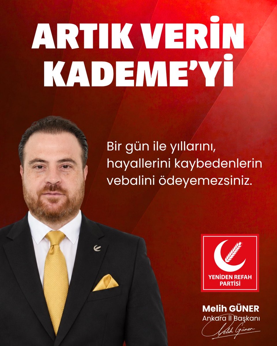 melihguuner's tweet photo. Bir gün ile yıllarını, hayallerini kaybedenlerin vebalini ödeyemezsiniz.

#ArtıkVerinKademeyi https://t.co/TB0oJSftBr