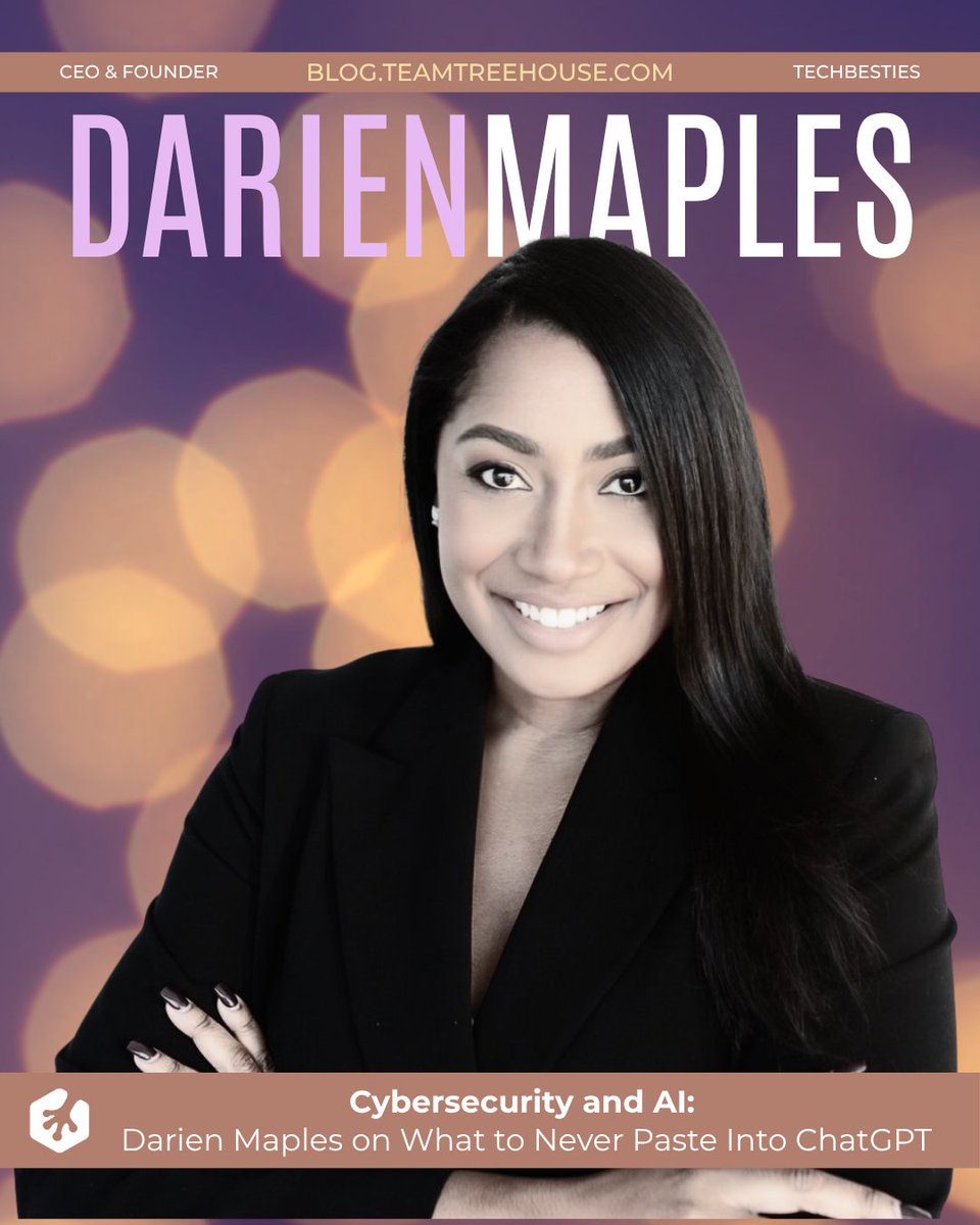 treehouse's tweet photo. AI is transforming cybersecurity fast. Security veteran Darien Maples on what beginners should know. Watch the full interview in our brand new AI Bootcamp; read more at https://t.co/lDcU96WC2y #Techbesties #WomenInTech #TreehouseAIBootcamp #28DaysOfBuild #BeginnersWhoBuild https://t.co/ntKo39eiHS