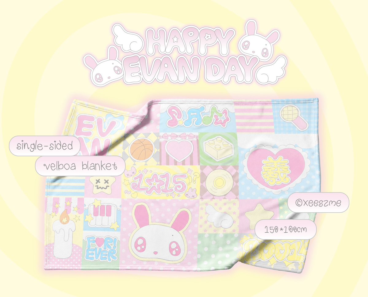 xeeszme's tweet photo. :¨ ·.· ¨:
 `· . HAPPY EVAN DAY ⊹⸝⋆

사랑하는 에반의 생일을 기념하여
#RT 추첨 두 분께 담요를 보내드립니다!

⋆ 당발: 10월 15일 이후
⋆ 국내 주소지, 에버 한정

희승아 에버와 함께 맞이하는 첫 생일 진심으로 축하해 ◞♡. https://t.co/SVh3iZCihG