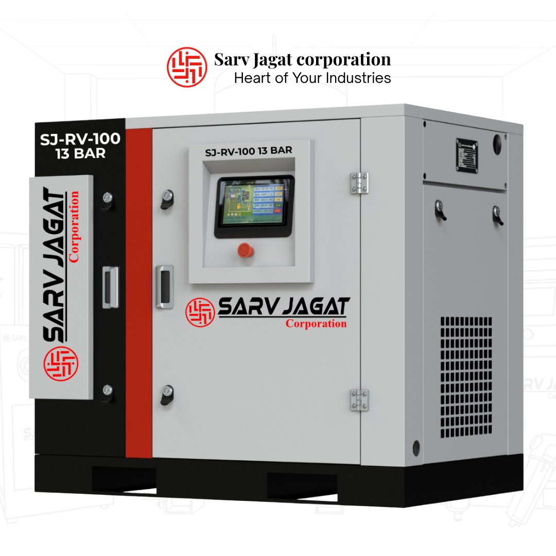 SarvJagat's tweet photo. π SJ RV100 VFD Screw Air Compressor | 100 HP | 13 Bar | 346 CFM | Sarv Jagat
#SarvJagatCorporation #VFDAirCompressor #100HPCompressor #13BarCompressor #346CFM #HighPressureCompressor #ScrewAirCompressor #RotaryScrewCompressor #IndustrialAirCompressor #CompressedAir https://t.co/pF2crULaaV