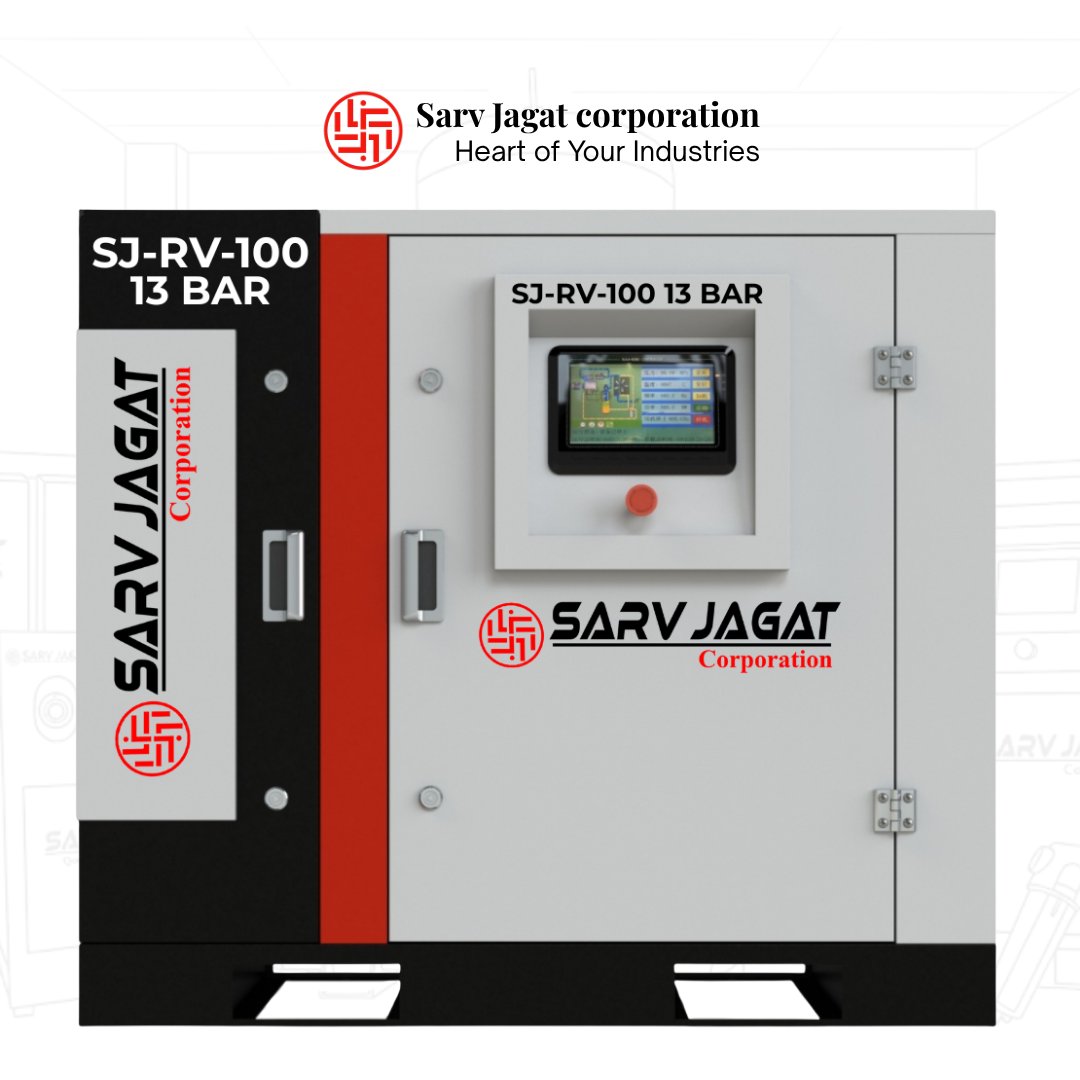 SarvJagat's tweet photo. π SJ RV100 VFD Screw Air Compressor | 100 HP | 13 Bar | 346 CFM | Sarv Jagat
#SarvJagatCorporation #VFDAirCompressor #100HPCompressor #13BarCompressor #346CFM #HighPressureCompressor #ScrewAirCompressor #RotaryScrewCompressor #IndustrialAirCompressor #CompressedAir https://t.co/pF2crULaaV