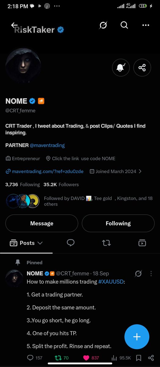 just_hushx's tweet photo. @CRT_femme @Maventrading @She_Traderr All done ✅ 
@KennethXaint @Xinionnn @carlstreet_ https://t.co/sAHHo8cGUZ