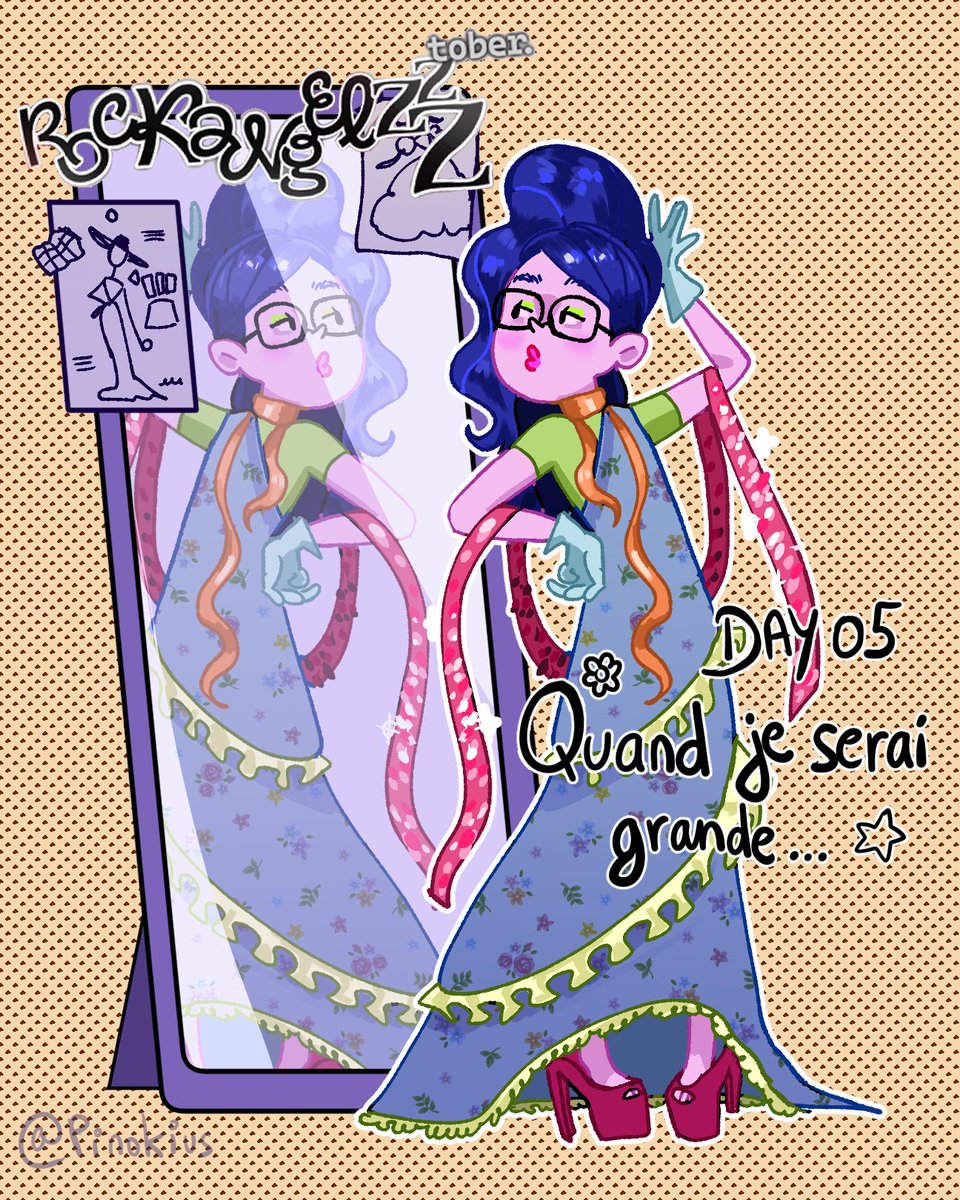 _Pinokius's tweet photo. JOUR 5 du #rockangelzzztober 👗
.
.
.
#quandjeseraigrande #fashionista #fanart #inktober #dressup #redesign #charadesign #illustration #inktober2026 #clothing https://t.co/hmwiDJsxUh