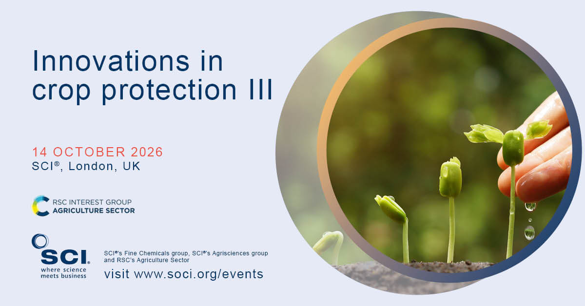 SCIupdate's tweet photo. 📢 Last chance to register! https://t.co/akmWd7ghBF

The third Innovations in crop protection conference brings together leading researchers and industry experts to explore cutting-edge solutions for safeguarding global food security whilst minimizing environmental impact. https://t.co/fDR7E8WRdI