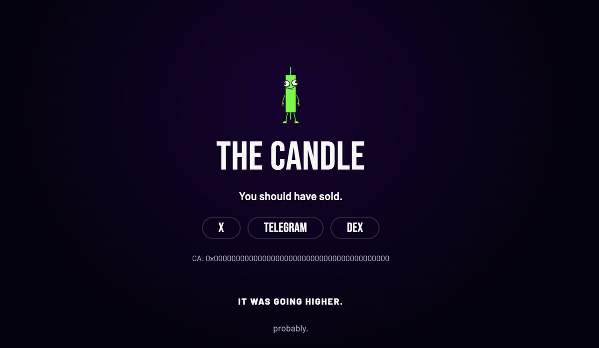thecandlespace's tweet photo. $CANDLE is ready to launch on @Pumpfun https://t.co/bEL9WF9KK2