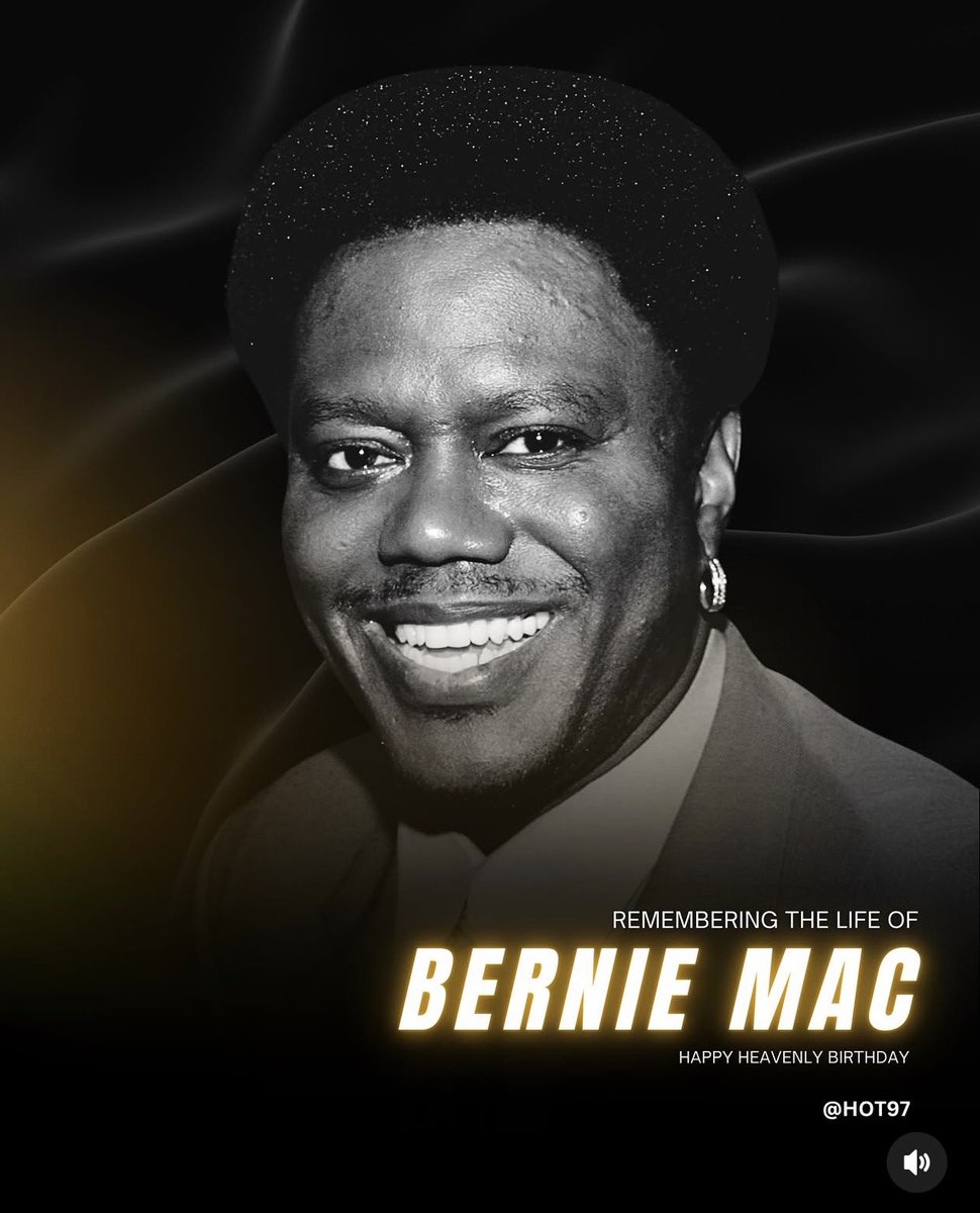 HOT97's tweet photo. Today we remember the life of the late legendary comedian/actor #BernieMac on his Heavenly Birthday 🎂🙏 https://t.co/xcdAnV6Tmd