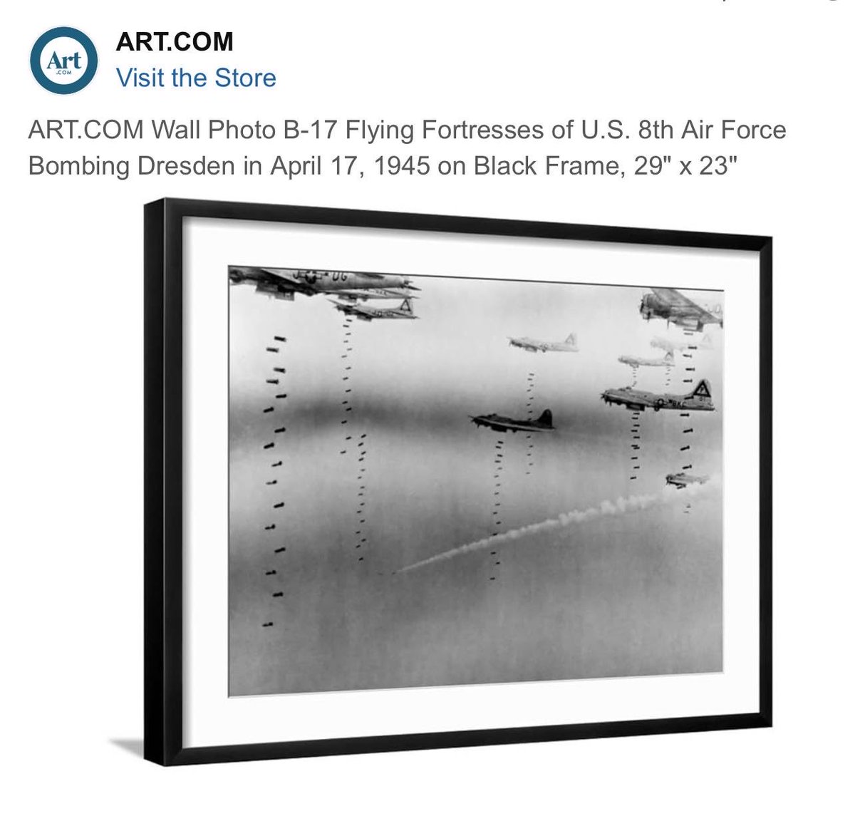 WogStalker's tweet photo. The owner (who is at least 1/8th jewish and a former NSA employee) also has a photo of one of the follow-up Dresden bombings on his office wall. These things are of course related. https://t.co/pRrE0I40yN