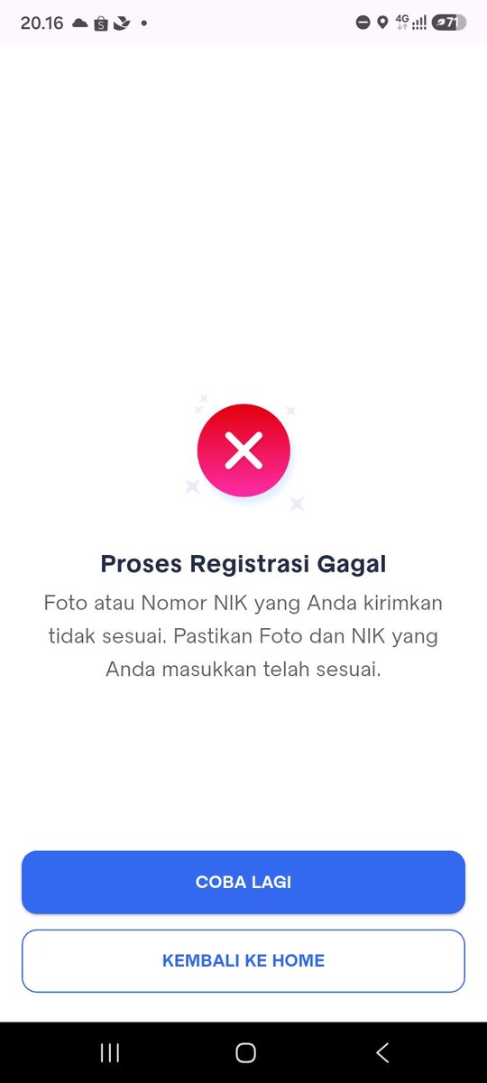 sonhaoex's tweet photo. Daftar face recognition gagal mulu @KAI121 https://t.co/2q1dHT6qzF