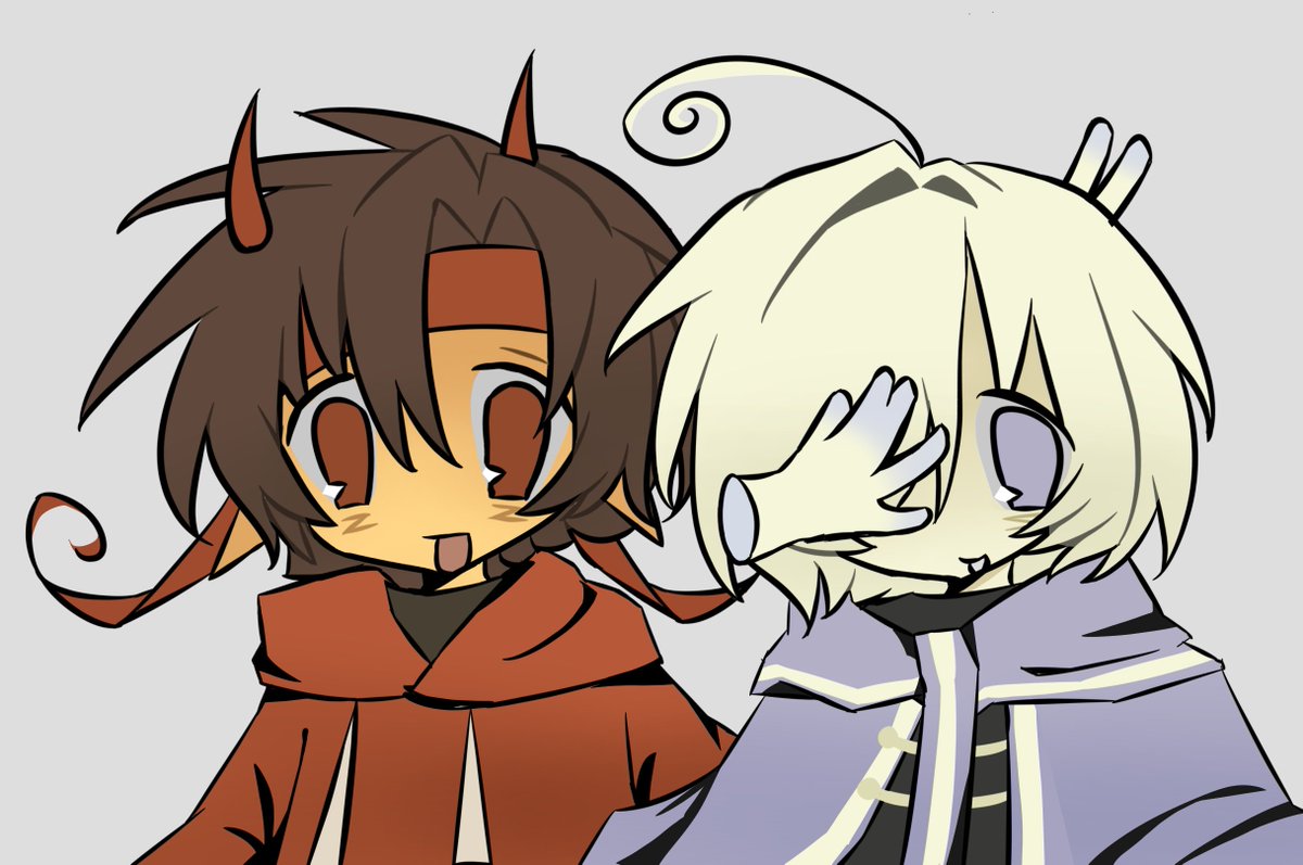 3ioxozzZ's tweet photo. I commissioned my friend to draw these, they’re all so cute💙❤️by pesticide72
#dualityduo https://t.co/dJzQBCQymM