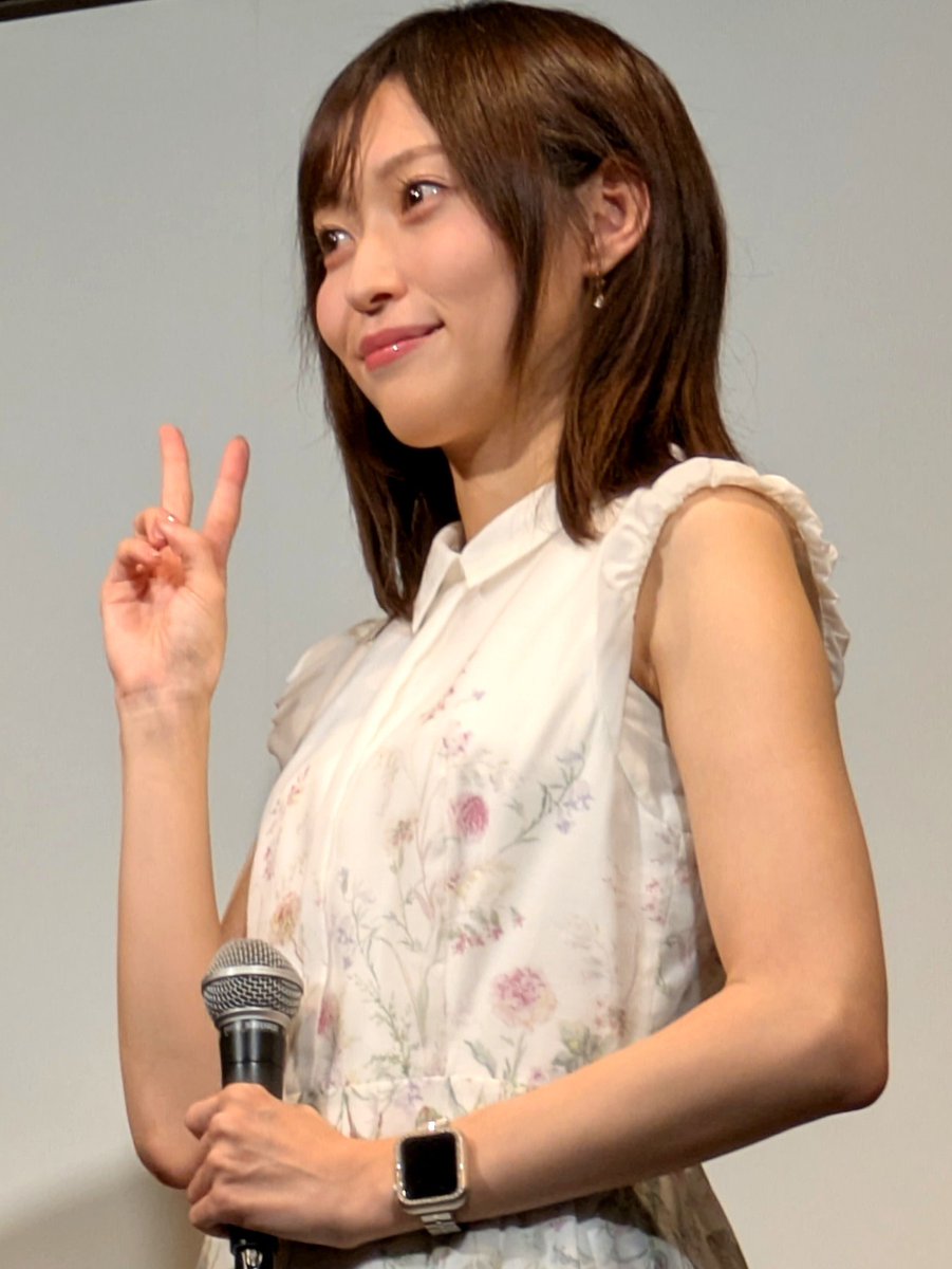 FashionShimauma's tweet photo. 笑顔の山口真帆さんです。
映画 #星の砂✨️🏖️ https://t.co/fiLQSCBoua