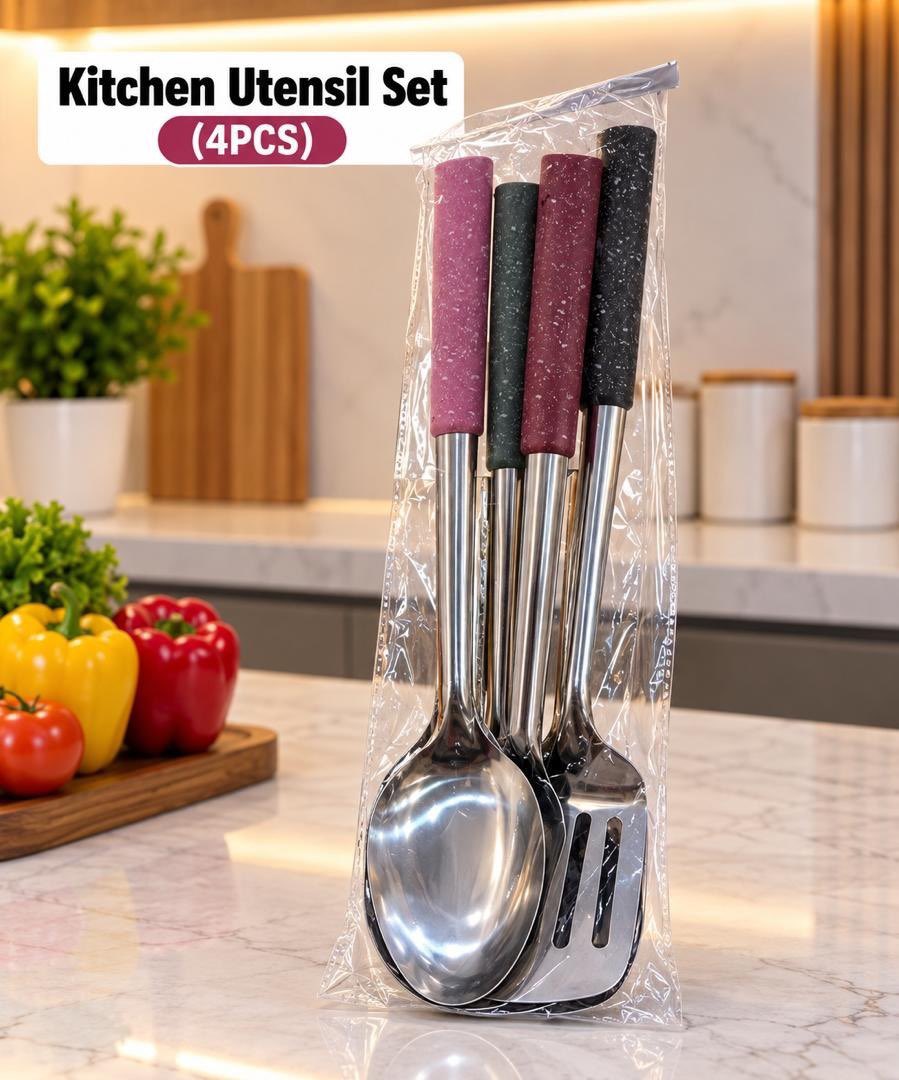 FatimaAkanbi's tweet photo. 4 pcs stainless steel cooking utensil set 
7k/set

Shop 22, new complex beside CBN, opposite Civil Defence office, Ilorin. We deliver nationwide. #kitchentoolsng https://t.co/udzHam4EU7