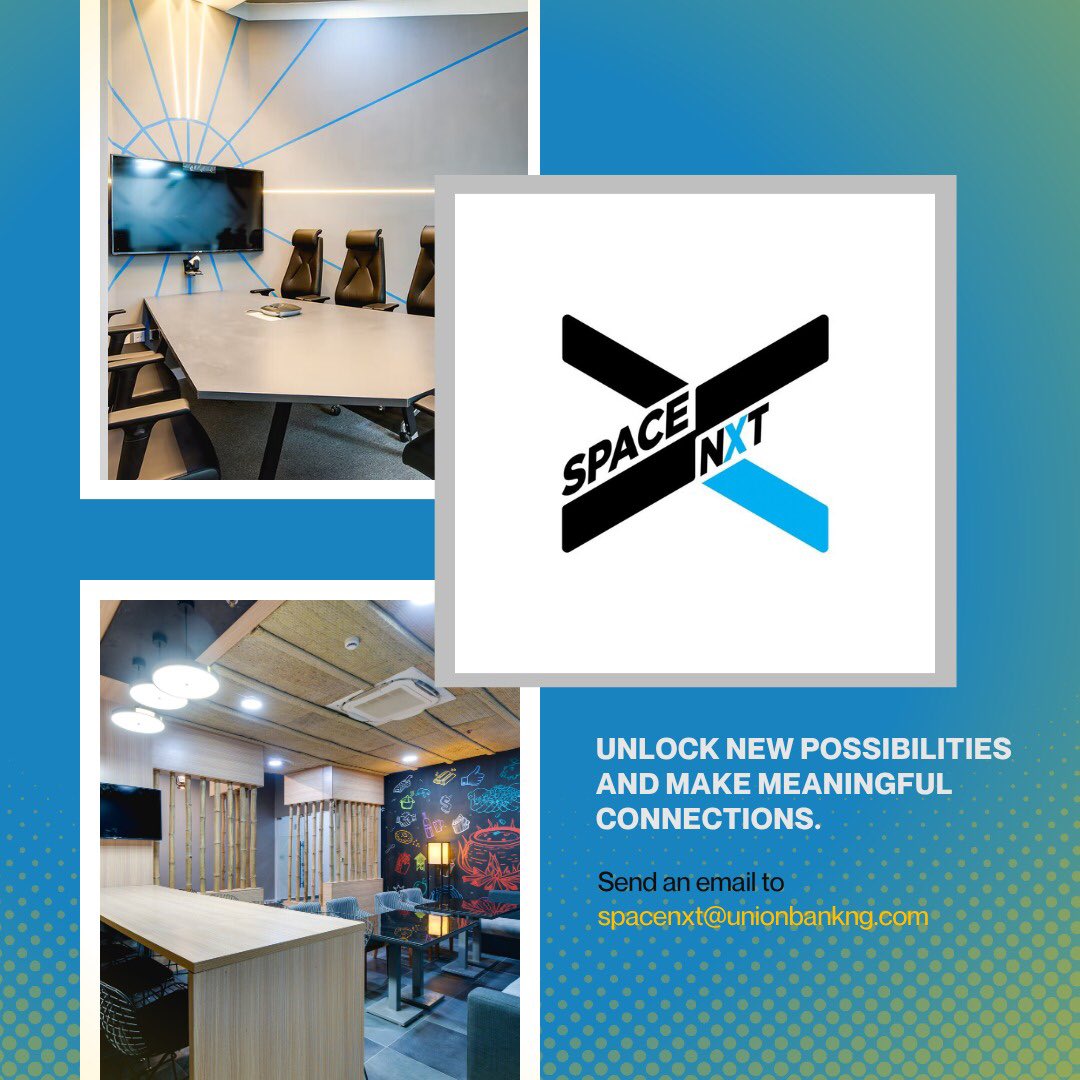 BabyHondy's tweet photo. Fuel your team's output with high-speed internet, state-of-the-art pod spaces like Galactica, and collaborative work lounges.
#StillUnionBank #SpaceNXT https://t.co/3qX1EI827n