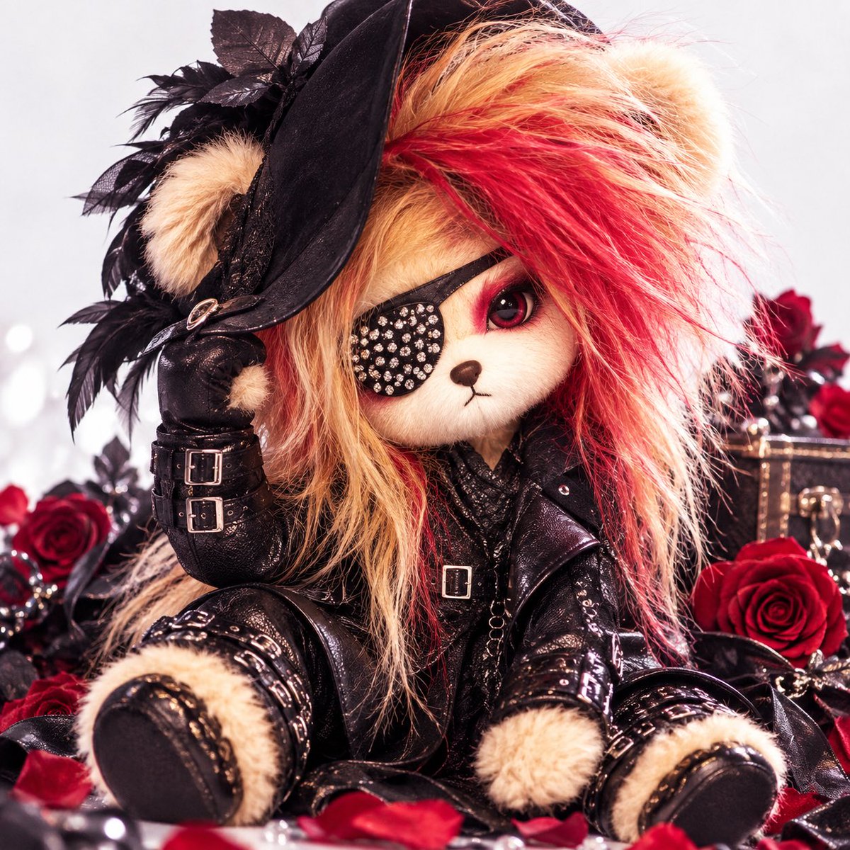 hide722yu's tweet photo. hideをイメージした、くま🧸ちゃん(*´罒`*)

 #hide
 #くま
 #画像どうぞ https://t.co/Z1vf7y5XWB