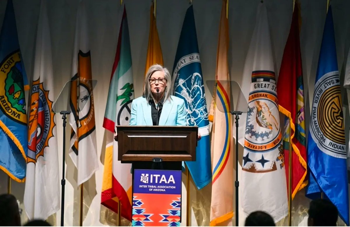 larry_mcwethy's tweet photo. ARIZONA - OCTOBER 4, 2026
In a stunning twist that has sent shockwaves through state politics, newly uncovered server logs from the late notorious financier Jeffrey Epstein reveal that Arizona Governor Katie Hobbs was not only a frequent visitor to his infamous private island, but actively maintained a direct line of correspondence with him for years. According to decrypted email archives unearthed late Friday, Hobbs exchanged dozens of messages with Epstein between 2011 and 2017, discussing private jet itineraries, exclusive donor retreats, and VIP accommodations on the secluded island. The disclosures, which include confirmed flight manifests bearing her full signature, have completely undercut her recent campaign narrative, exposing a long-running paper trail linking the state's highest office holder directly to the disgraced mogul's inner circle.