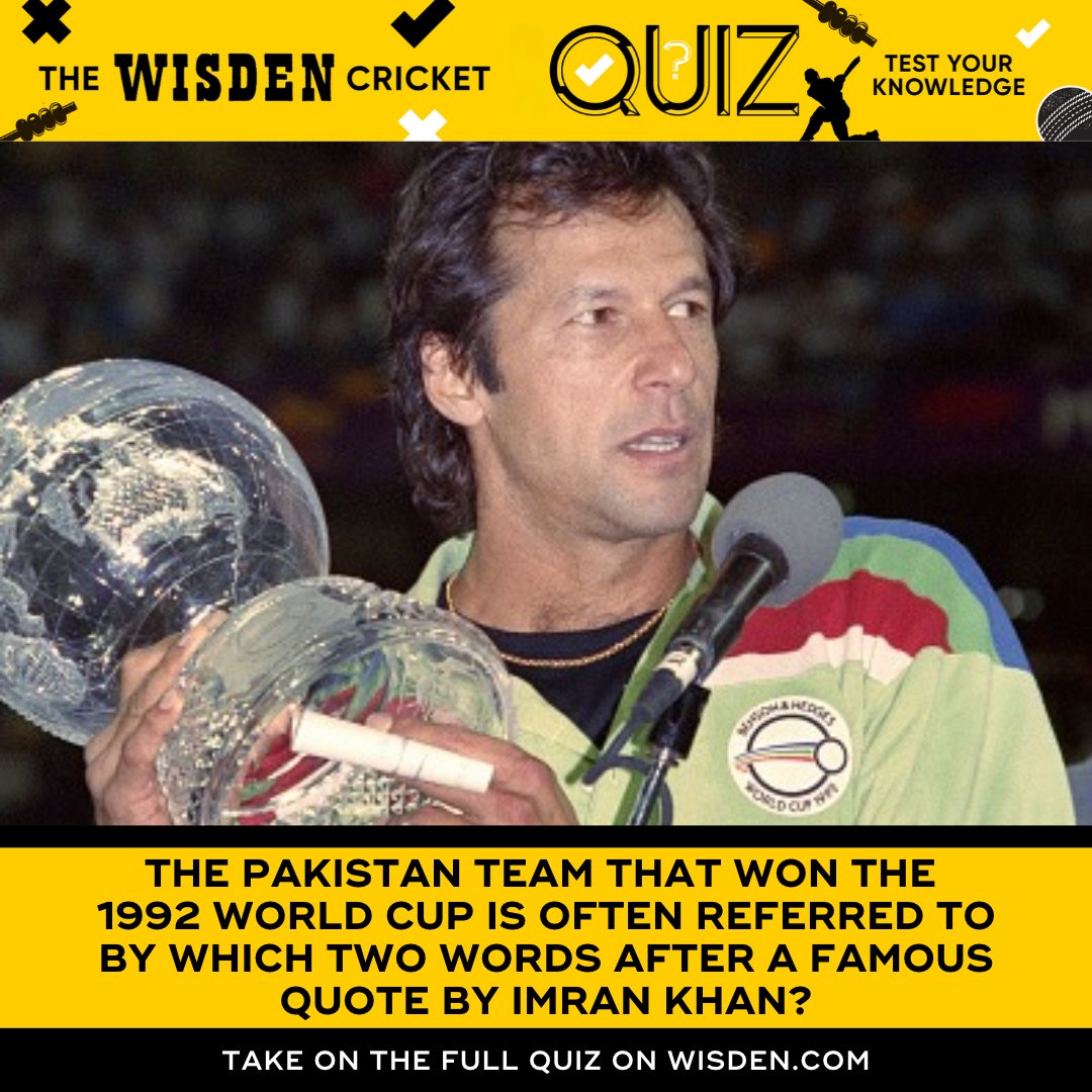 WisdenCricket's tweet photo. Pakistan's only ODI World Cup-winning captain turns 74 today 🇵🇰

But how well do you know him? 🤔

Play our quiz here 👉 https://t.co/tOqooFSDt6 https://t.co/RLiNHCPYob