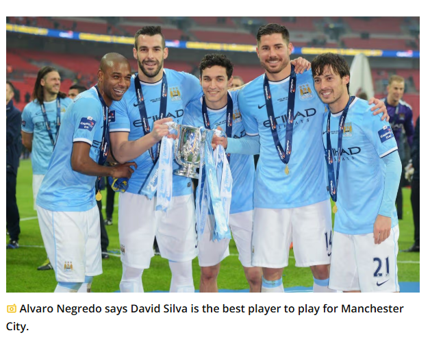 jhbe1tadfa's tweet photo. @Mounlexzyy Prime  Silva

Man City players on Silva :
"Silva was the best player" https://t.co/RlsRzg9Prb