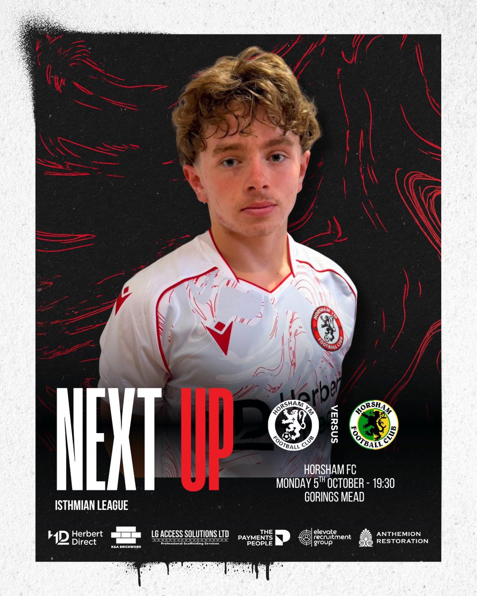 horshamymfc's tweet photo. Our U18s our back in action tonight as we welcome Horsham FC to Gorings Mead!

Get down and support the lads for tonight’s tough test. 👊 https://t.co/KGezICEv2w
