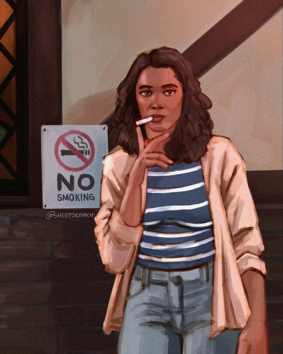 sheepstomach's tweet photo. off-duty dr. samira mohan #thepitt https://t.co/N7SfseBBL6