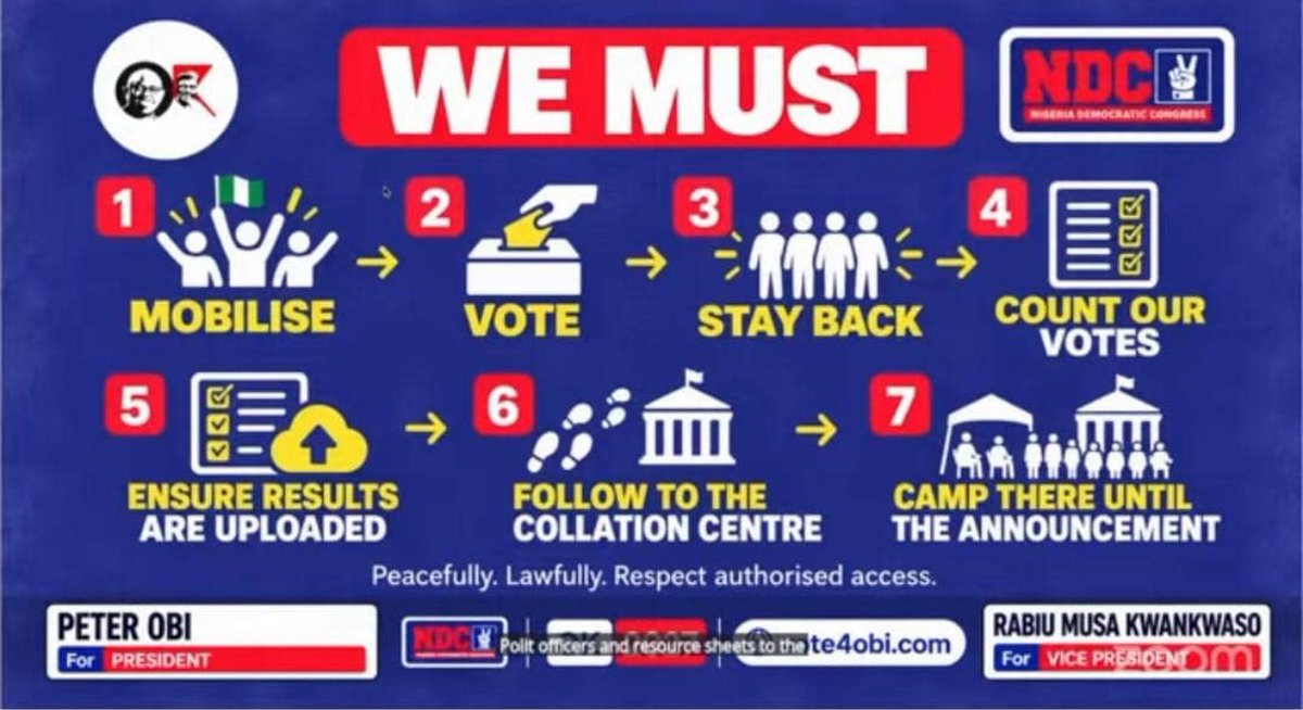 Morris_Monye's tweet photo. What we must do during the Presidential election for NDC. 

No take am play. https://t.co/y0HV1iu1ci