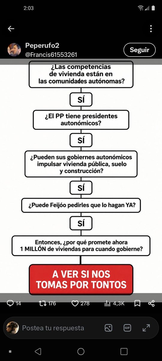 luchando2025's tweet photo. @NunezFeijoo 13 comunidades autónomas gobernadas por el PP, algunas desde hace más de 40 años, con competencias EXCLUSIVAS en materia de vivienda, incumpliendo la Ley Estatal de Vivienda, robándonos la Vivienda Pública y especulando..
Tú gobernaste 13 años en Galicia, qué hiciste? NADA https://t.co/19EWprVN6j
