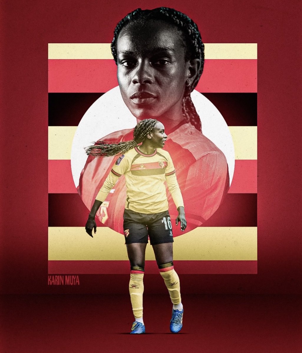 chelsea_women's tweet photo. Watford Women international call ups 
Karin Muya for Uganda https://t.co/lNYapWs50y