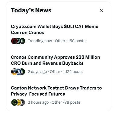 UltraCatOnCro's tweet photo. 🚨TODAY'S NEWS🚨

@cryptocom wallet buys $ULTCAT meme coin on @CronosNetwork https://t.co/zELE8uCFay