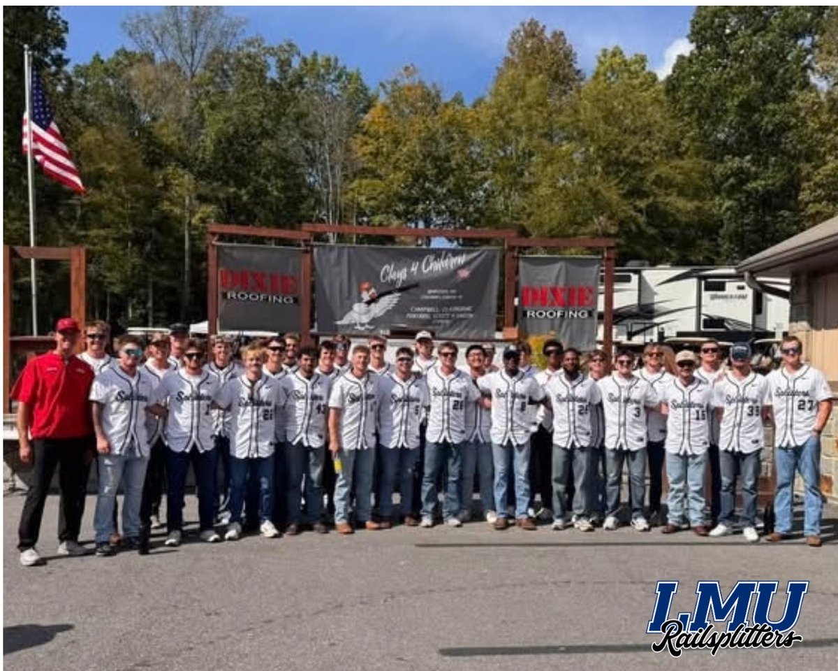 LMUbaseball's tweet photo. Proud to serve alongside LMU alum @DAGJaredEffler to support the Children’s Centers of the 8th Judicial District. 🎯
#LMUBaseball #Clays4Children #LMU https://t.co/UivHQgouj4