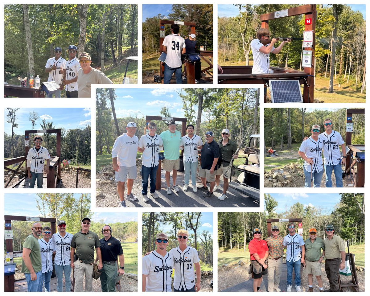 LMUbaseball's tweet photo. Proud to serve alongside LMU alum @DAGJaredEffler to support the Children’s Centers of the 8th Judicial District. 🎯
#LMUBaseball #Clays4Children #LMU https://t.co/UivHQgouj4
