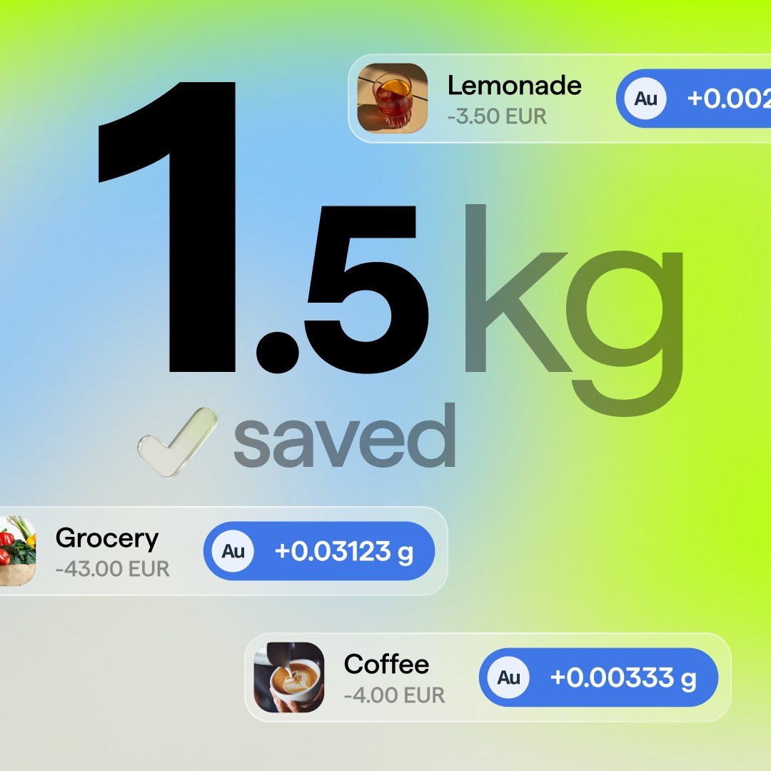 joinLittlebit's tweet photo. 1,500 grams of gold. 

That’s how much Littlebit users have already saved through everyday payments.

Small amounts. Real gold. One transaction at a time. https://t.co/aFWikxABiZ