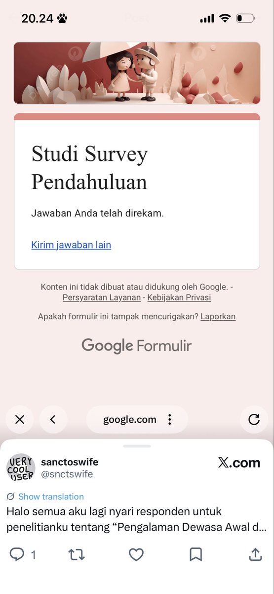 akuitinn's tweet photo. @snctswife ak sudah isi ya https://t.co/LQLcTSZKqR
