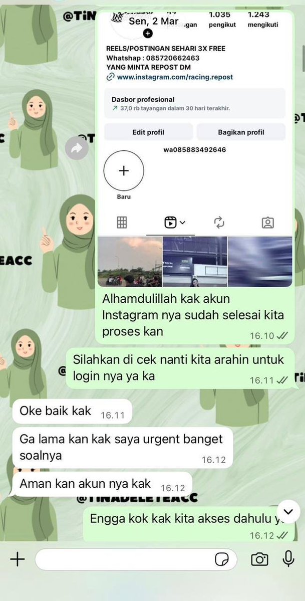 AnthonyLagnon's tweet photo. OPEN JASA PEMULIHAN AKUN,BALIKIN AKUN &amp; HAPUS AKUN TRUSTED ✴️

💜JASA LACAK LOKASI 
💜SADAP WA
💜LACAK HP HILANG BY NO HP /IMEI
💜JASA PULIHKAN AKUN WHATSAPP YANG KEBLOKIR

EMAIL,IG,WA,TWITER/X, FB,TIKTOK

Order whatsapp ⤵️ 
https://t.co/5DCbvQJPY4

#zonauangㅤ https://t.co/0dAwr6XVTm