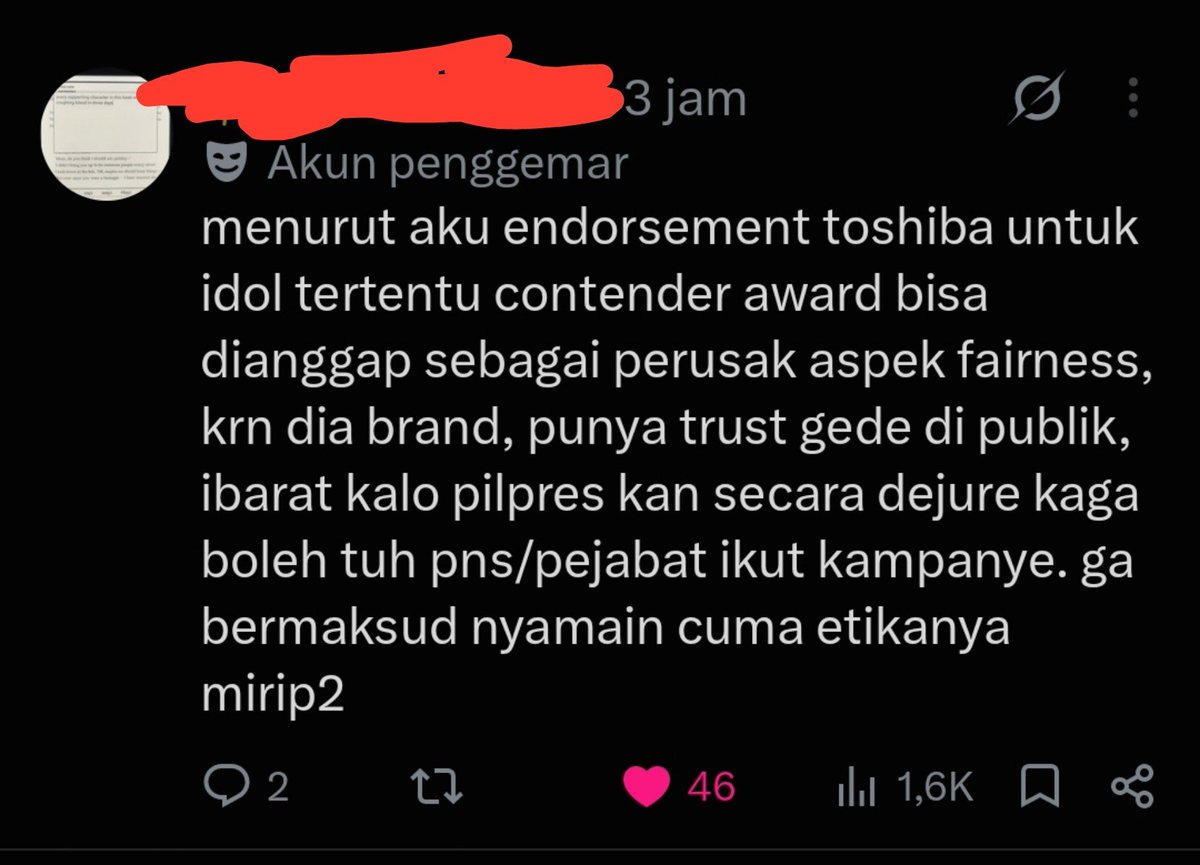 Yoshineureshi's tweet photo. Kakak ini keren, gue suka.. makasih kak udah speakup, soalnya kemarin gue cuma bilang etika bisnis aja dihujat padahal di akunku sendiri ga callout siapa" (mungkin karena gue yfs 😭) tapi seneng qrt dari nonfans jg banyak yg setuju huhu https://t.co/J5YAinN30k