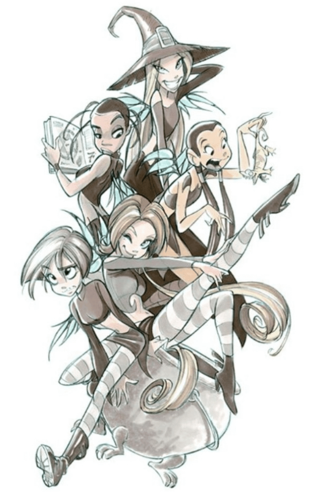 WITCHgirlsDaily's tweet photo. Will, Irma, Taranee, Cornelia and Hay Lin https://t.co/vDbhqCB8xT