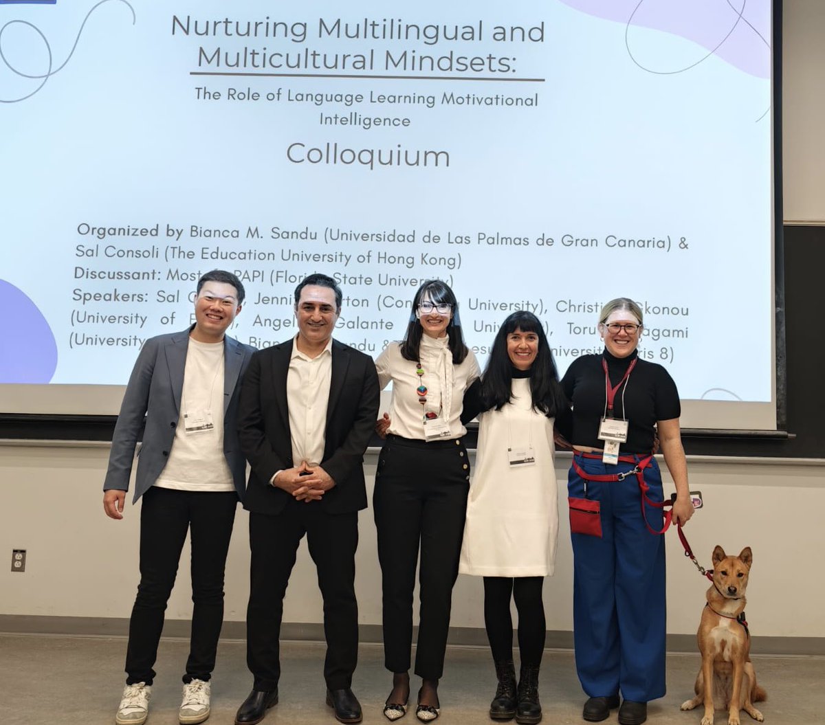 toru_0130's tweet photo. Well,I thought my research topic might feel a little out of SLARF but everyone welcomed me so warmly! Thank you SLRF for welcoming me and giving me a scholarship making this a reality….and of course huge thanks to our brilliant colloquium team🥳🥳🥳 https://t.co/o0uaghpa4q