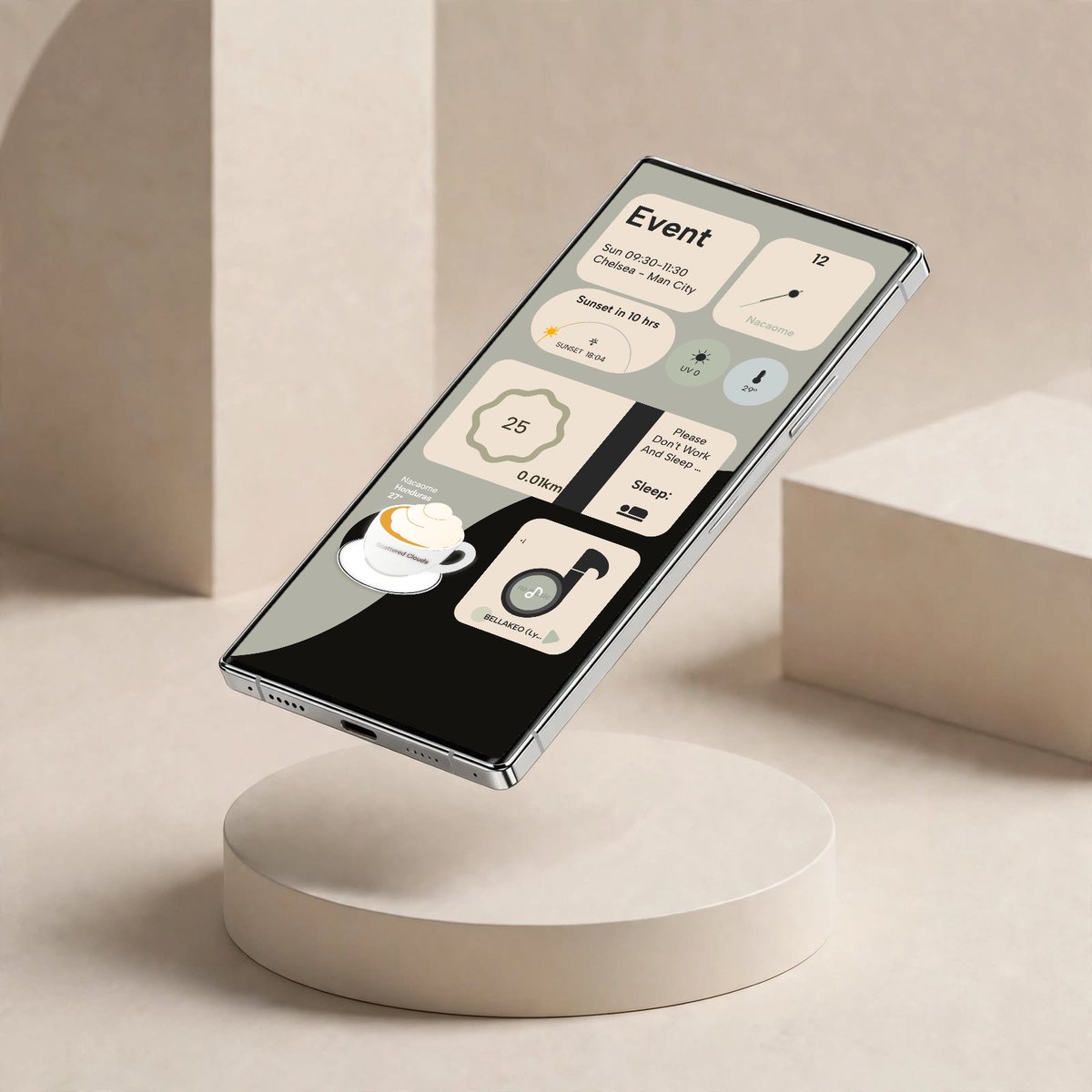 GeovannyApps's tweet photo. ☕️☀️Coffee, coffee? A delicious cup of coffee that serves you the weather.

🔥Transform your home screen in an incredible way with this widget pack.
https://t.co/fzJVoTH7C7

#KWGT #homescreen #personalization #widgets #launcher #setup #Wallpaper #Android https://t.co/tlCZ8HrIvQ