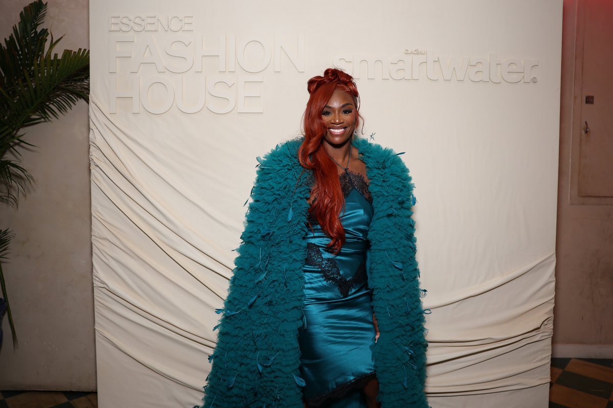 TheShadeRoom's tweet photo. Claressa Shields is stepping on necks with feathered heels. 🔥 See her NEW Corvette flex photos: https://t.co/YswuXQaXBq https://t.co/kGVqfg9b5s