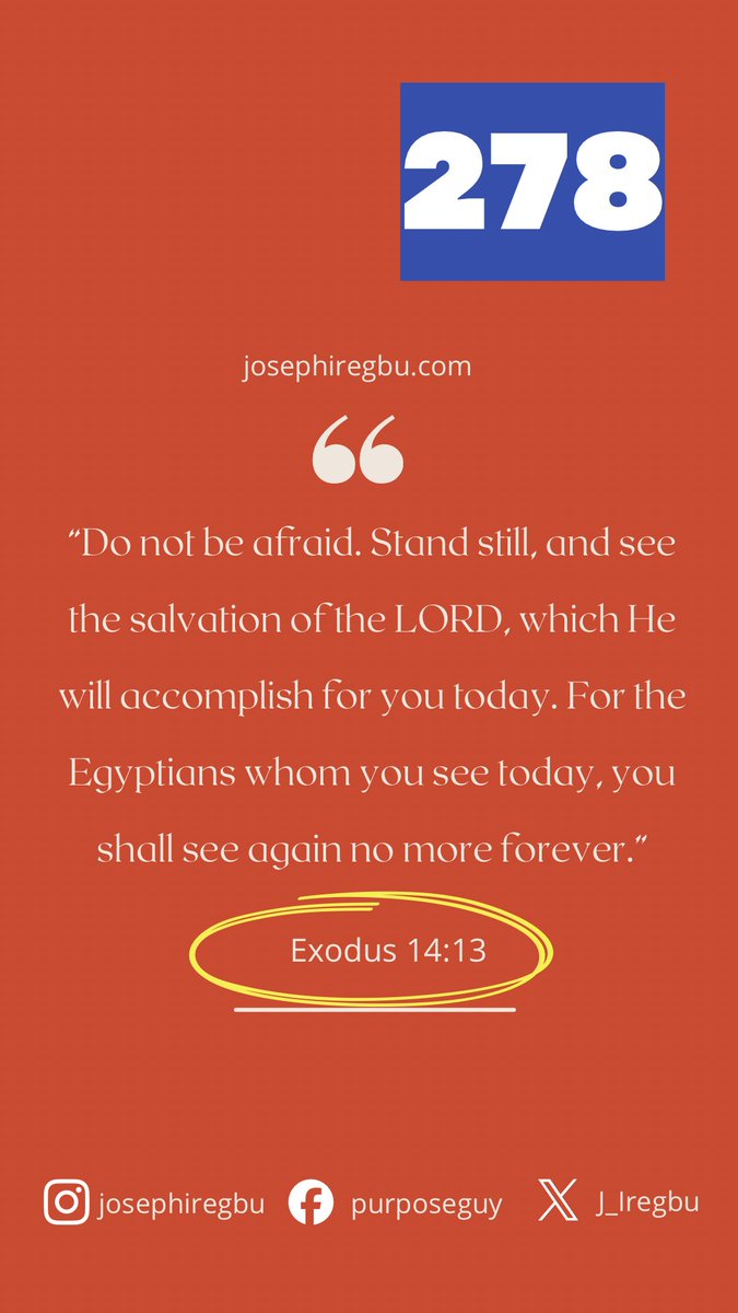 J_Iregbu's tweet photo. God says “Fear Not!”
That settles it.
#wordfortoday #day278 #purposeguy #fearnot #deliverance https://t.co/eTtLWRS7yZ