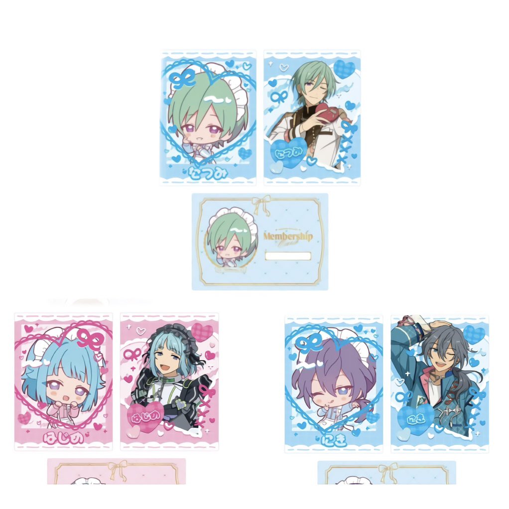otorihiki_8317's tweet photo. 【交換 譲渡】あんスタ 萌え×2 文化祭 シリーズ カードセット

求▶︎画像3枚目
巽/ニキ(友人分)＞創
or 定価(440)+送料

譲▶︎奏汰/舞珠

・どちらも1セット購入済み

異種セットのため難しいと思いますが
お気軽にお声掛けお願い致します🙇 https://t.co/9vhu7Z04j0