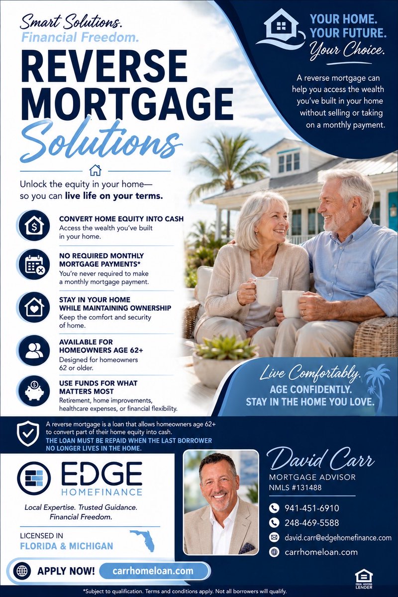 carrhomeloan's tweet photo. Your home has worked hard for you. Could it help support your retirement?

If you’re 62 or older, a reverse mortgage may let eligible homeowners access some of their home equity while continuing to live in the home.

Depending on your situation, it may help you: https://t.co/lILhs7zNd3
