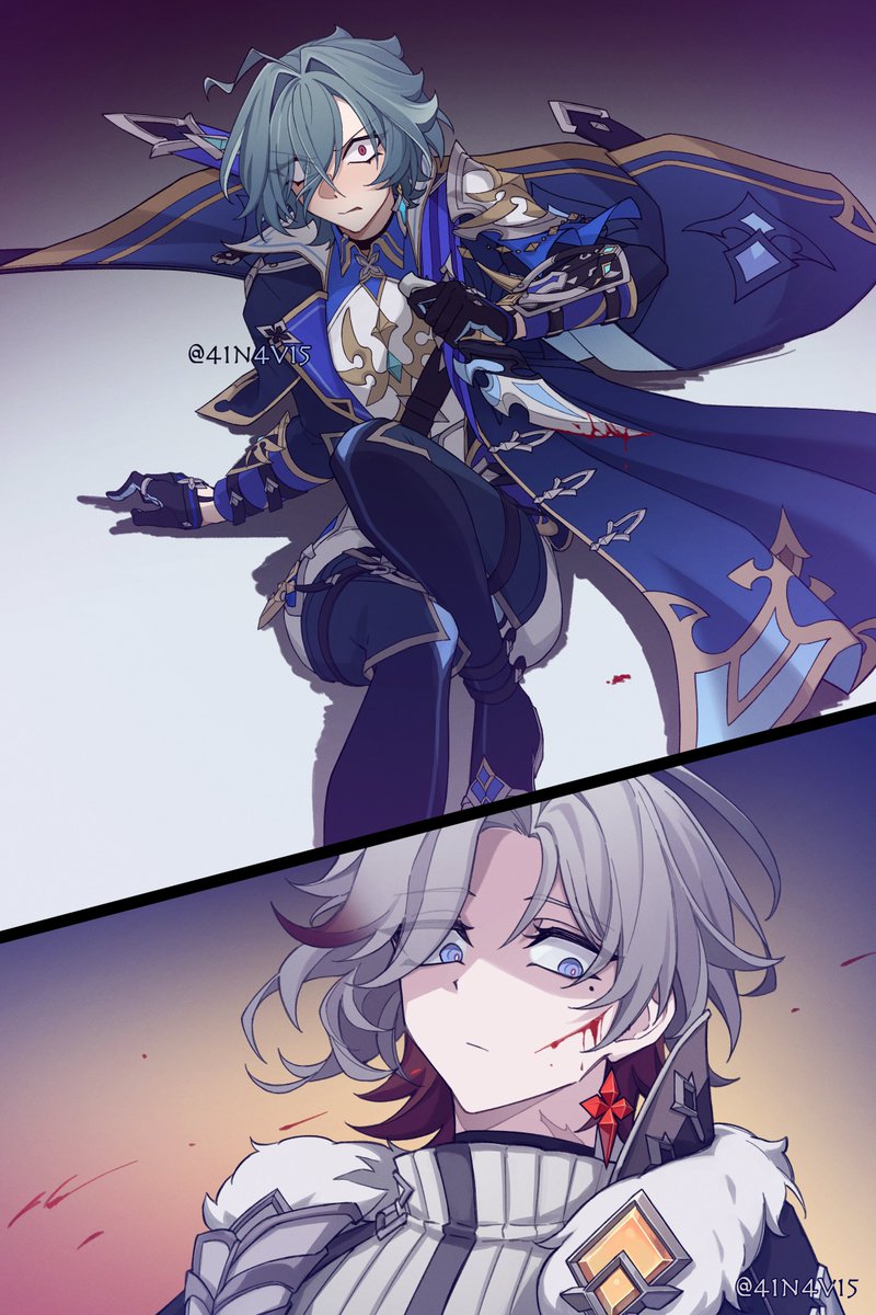 41n4v15's tweet photo. Illuga finally got Lohen cornered, but...
.
.
ch7 posted for my #illuhen longfic! https://t.co/2WrtbGBvjc