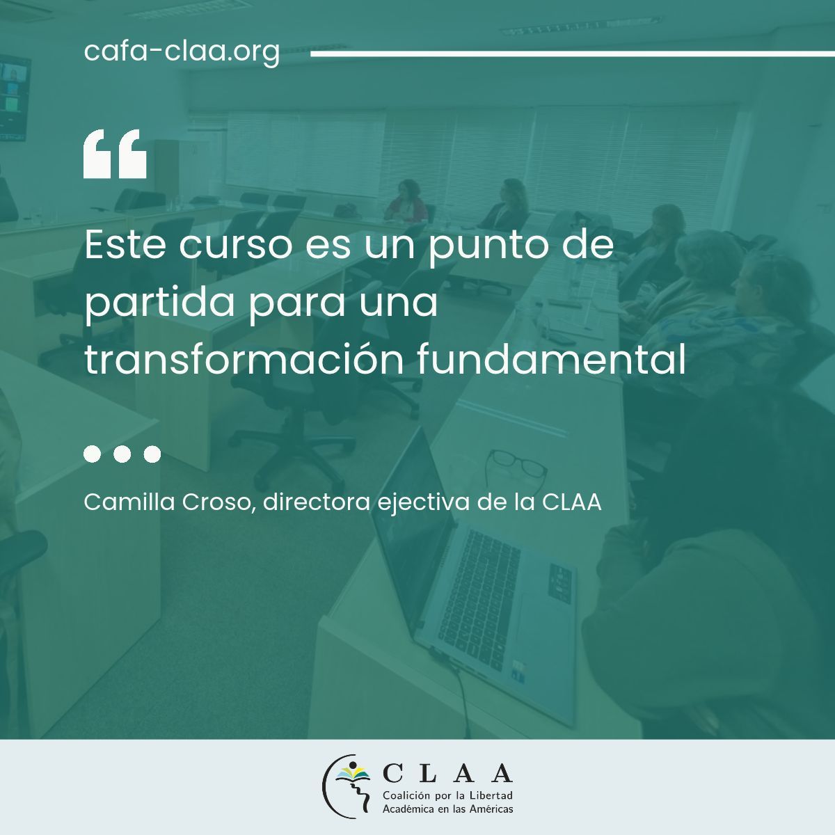 CafaClaa's tweet photo. La libertad académica también significa proteger a educadoras/es en riesgo.

Durante cuatro meses, CAFA y desco reunieron a 8 equipos de Brasil, Chile, Colombia, El Salvador y México para abordar la violencia de género en la educación superior.

👉 https://t.co/jJf1TYkdmr https://t.co/TGj4yixGZI