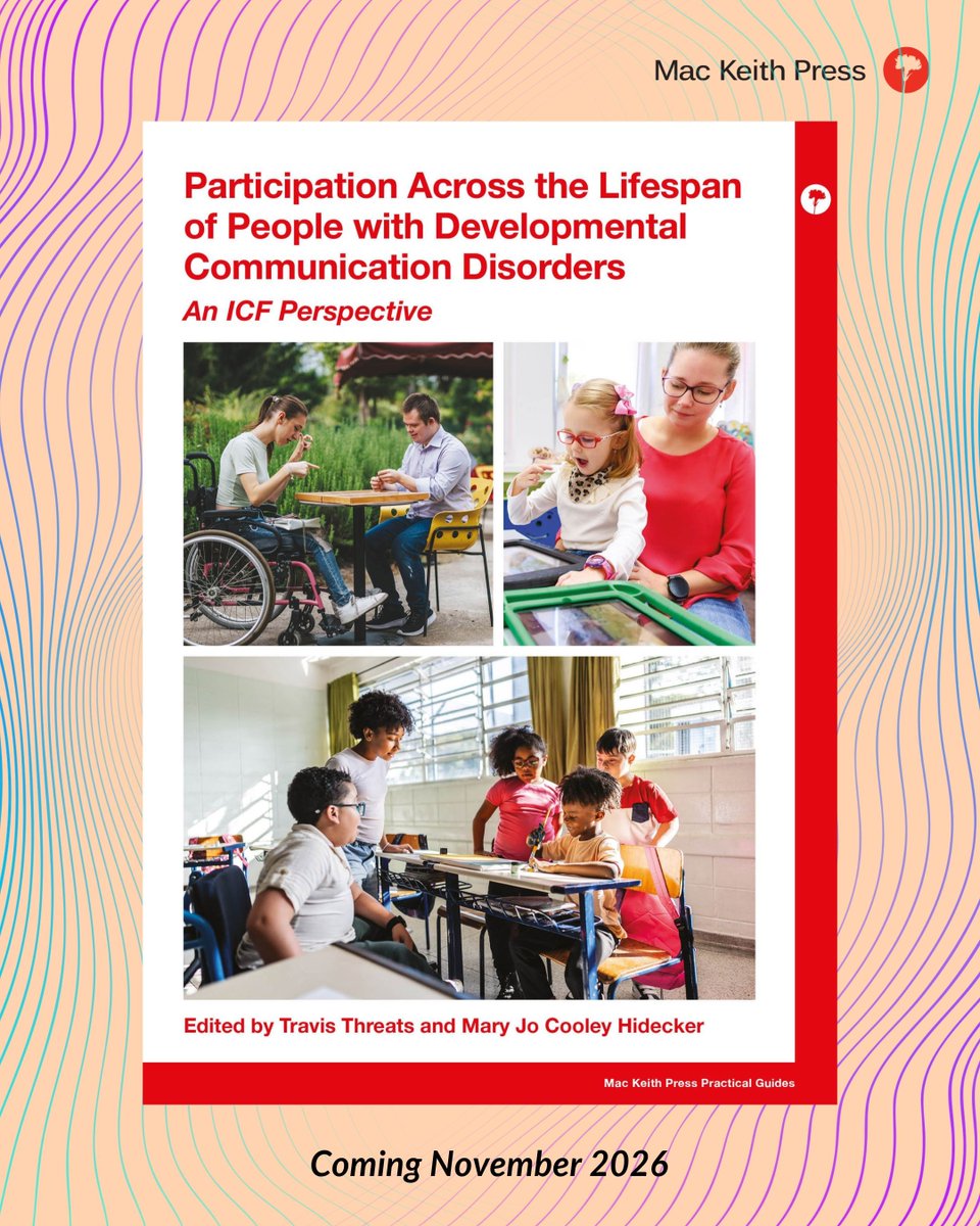 mackeithpress's tweet photo. ✅ Apply the ICF in real-world practice
✅ Learn from lived experience case studies
✅ Strengthen interdisciplinary collaboration
✅ Understand participation across the lifespan
✅ Support advocacy, inclusion, and access

https://t.co/wAqy3QuNSa https://t.co/90yjsJd2BD