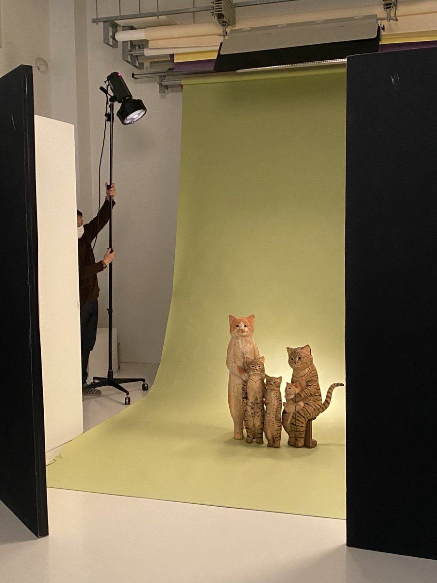 hanafusa_sakura's tweet photo. "ネコノ家族"の一員になれる作品も持っていくので、ぜひ人間(あなた)と猫の家族写真を撮ってお楽しみください。

\\ 10/10(土)から始まりますよ！// https://t.co/3ZXphvS2uz