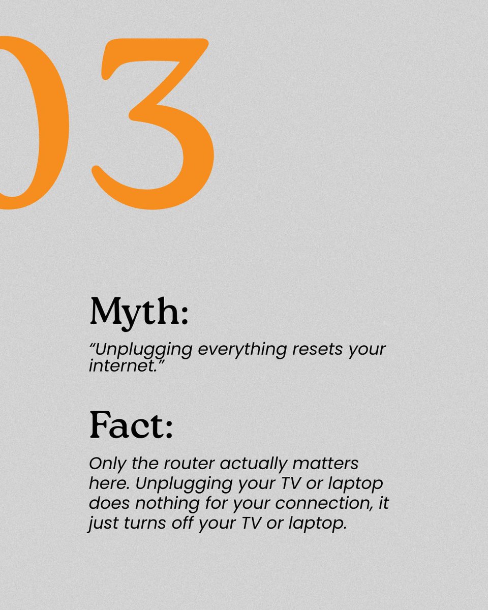EarthLink's tweet photo. Somebody's been lying to you about your Wi-Fi for years. We're not naming names, but https://t.co/Ea0GIiwcG8 has the receipts.

#EarthLink #InternetMyths #PlainTalk #RealAnswers https://t.co/THrOTpLfze