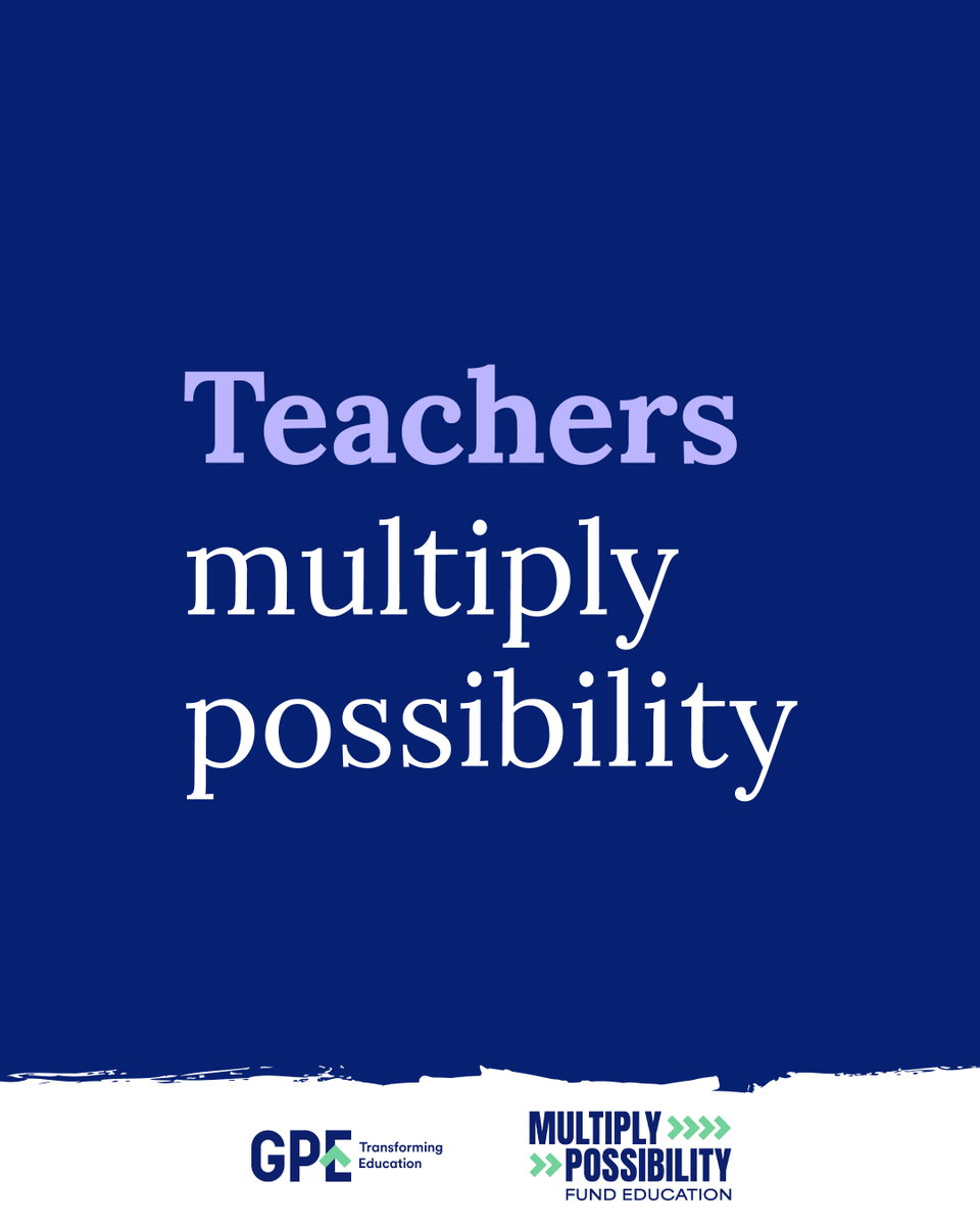 GPforEducation's tweet photo. A good teacher is the single strongest predictor of student achievement. 

Teachers are essential to improving learning outcomes, reducing the numbers of out-of-school children, and put students on the path to success.

#WorldTeachersDay #FundEducation https://t.co/Fdh6f0bL0z