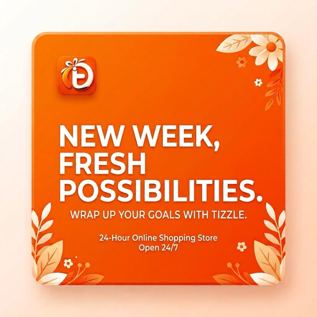 tizzleshop's tweet photo. NEW WEEK. NEW GOALS. NEW SHOPPING! 🛍️🧡
Start the week on a fresh note and treat yourself to something you love. ✨
🛒 Shop from the comfort of your home

Why wait? Your perfect pick is just a DM away! 😍
#explore #ExploreMore #Visibility #freshstart https://t.co/DTWhq6eSGP
