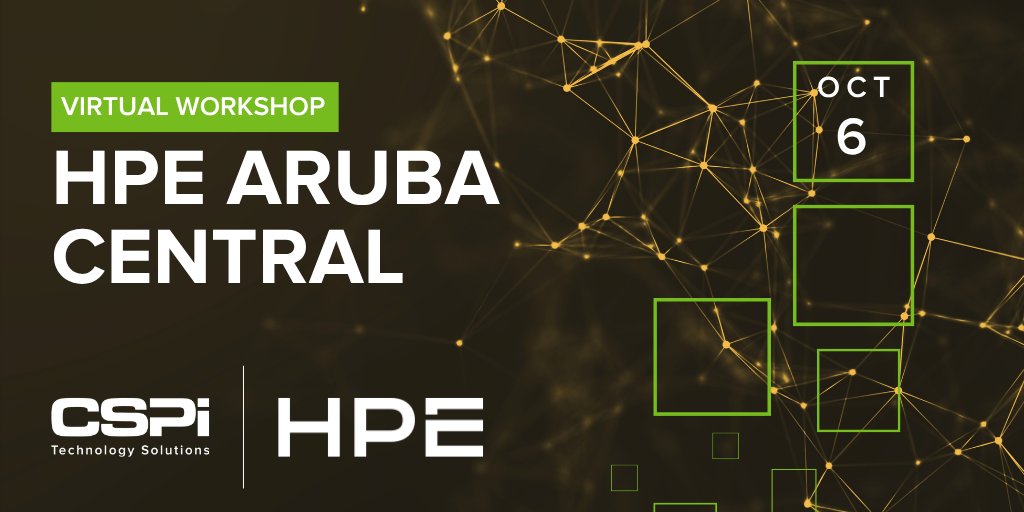 CSPiTechSol's tweet photo. Tomorrow: HPE Aruba Networking Central workshop.

Hands-on. 2:00–4:00 PM ET.
Gift card for every attendee.
Registration closes tonight → link in comments. https://t.co/EmcQIPQx9O https://t.co/xHvTUOt3oK