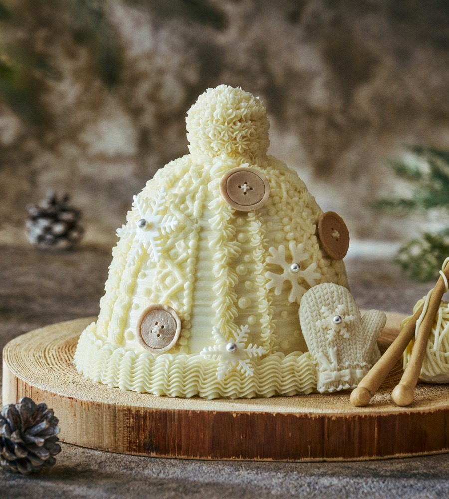 fashionpressnet's tweet photo. ザ・プリンスギャラリー 東京紀尾井町のクリスマスケーキ、バタークリームの“ニット帽”ケーキ - https://t.co/mIhS279NBN https://t.co/Kh8zvfS3Bs
